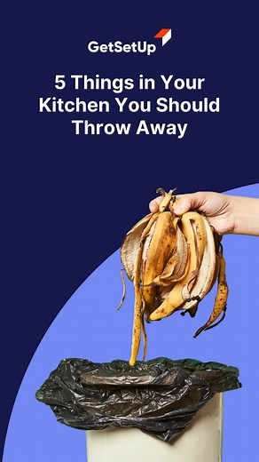 Upgrade Your Kitchen: Say Goodbye to These 5 Things! 👋 🗑 #kitchenrenovation #kitchencabinets #KitchenHack #CleaningTips | GetSetUp
