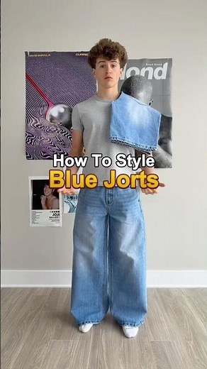 How To Style Blue Jorts #fashion #jorts #streetwear #mensfashion #outfitinspo #jeans