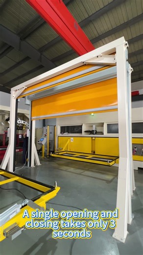 This high-speed door can be used in many places...