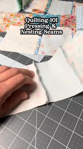 1.2K views · 20 reactions | Part 3 | Quilting 101 pressing your seams open and nesting your seams Video by Ashley | Quilting & My Life #sewing #quilting #beginnerquilter #tiktokshopblackfriday #tiktokshopcybermonday | Jennifer | Facebook