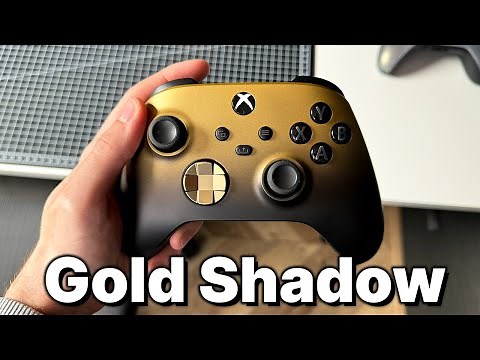 NEW Xbox Gold Shadow Controller Special Edition