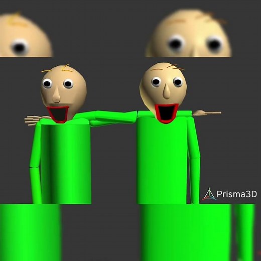 Baldi renders from my model! #baldisbasics #prisma3d
