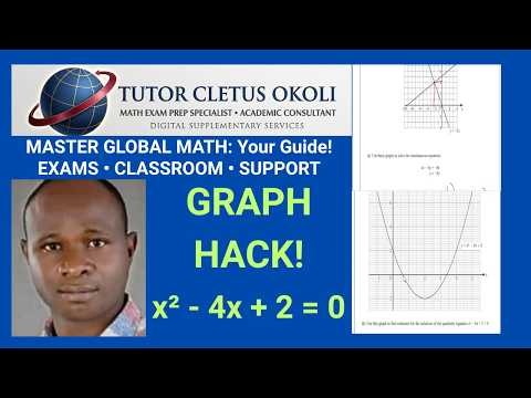 GCSE Maths Foundation: How to Solve Simultaneous & Quadratic Equations Graphically