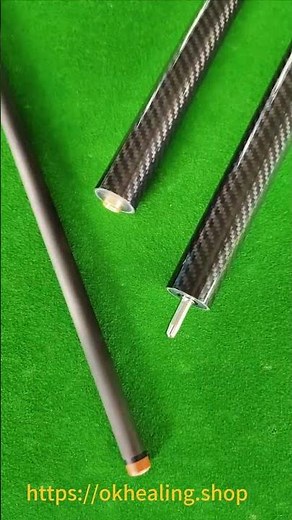 3-piece Carbon Uniloc Break/Jump Pool Cue with 3K Twill Butt and 12.9mm Tip#billiards #cues