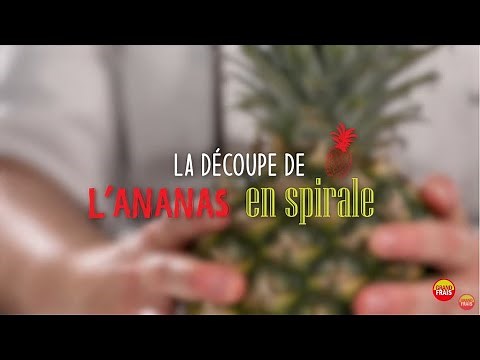 Grand Frais | La découpe de l'ananas en spirale | Les Petites Astuces de Chefs