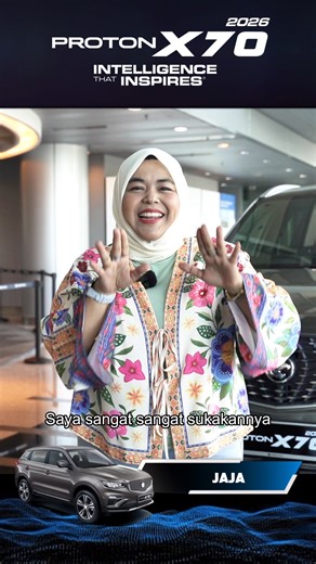 Beyond expectations from the first drive! The 2026 PROTON X70 delivers a quieter, smoother drive with the space and features to match your lifestyle. Starting from RM99,800* with savings from RM7,000* — it’s value that makes sense! As shared by Jaja! Experience the 2026 PROTON X70 today: https://www.proton.com/register-interest/X70 *Terms and conditions apply. #HiPROTON #INSPIRINGCONNECTIONS #2026PROTONX70 #RefinedOverTime #TrustedbyMillions | Proton Cars