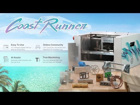 Now on Kickstarter: Coast Runner CR-1: Most Powerful And Easiest Desktop CNC