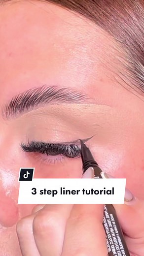Easy 3 Step Eyeliner Tutorial with Huda Beauty Quick 'n Easy Precision Liquid Liner