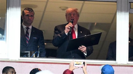 Former NFL cheerleader takes a stand for Donald Trump after he became the first sitting president since 1978 to attend a regular NFL game
