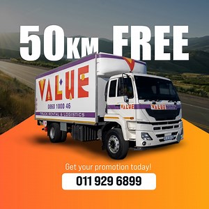 38 reactions | Get moving and save! Enjoy 50km FREE on panel vans and refrigerated vehicles. Choose Value Truck Rental for your transport needs. Whether you’re moving goods or need to keep things cool, we have the perfect vehicle. For a limited time only, enjoy 50km FREE on all 1 to 8-ton panel vans and refrigerated vehicles. Call 0860 1000 46 today and start your journey without breaking the bank! T's & C's Apply. Offer valid until 31 August 2024. | Value Logistics | Facebook