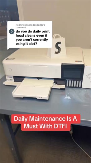 5.4K views · 33 reactions | The Biggest Turn Off About DTF is Maintenance. Here’s How To Make It A Little Easier #dtfprinting #tshirt #dtf #dtftransfers #customtshirt #tshirtprinting | Highly Flavored | Facebook