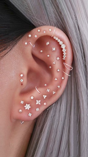 Shine like the stars with these stunning constellation ear-piercing stacks!✨💫 . . . . . #earpiercings #earrings #piercings #earringsofinstagram #earringstyle #curatedear #earringshop #earringaddict #earringswag #earringstagram #cartilagepiercing #traguspiercing #helixpiercing #jewelry #piercinggirl #daithpiercing #conchpiercing #rookpiercing #earcuration #cartilagepiercings #earstack #earstyle #earstylist #newpiercing #earpiercing #flatpiercing #snugpiercing #lobepiercing #forwardhelix | Impuri