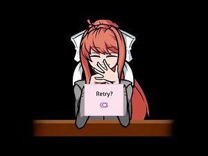 Fnf doki doki takeover - Game over