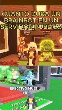 CUANTO DURA UN BRAINROT EN UN SERVER PUBLICO DIA 2 CON LOS🥚🥓 #brainrot #roblox #stealabrainrot #fyp