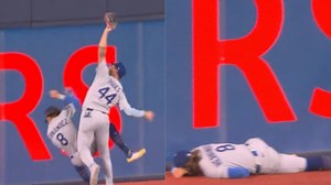 Dodgers' Andy Pages Trucks His Own Teammate For Game-Saving Catch, Team Goes On To Win World Series