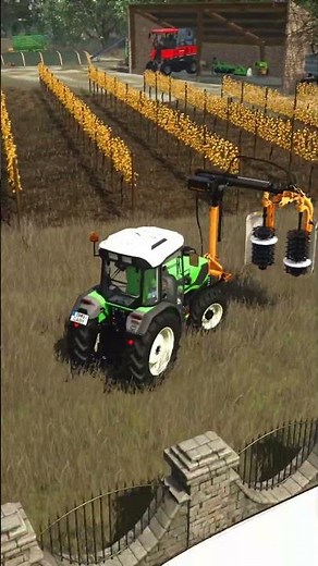 Cleaning the Vineyard with Deutz Fahr 🍇✂️ | Survival Challenge Szpakowo | Farming Simulator 25