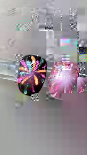 Draw A Firework On Your Nails With The Cat Eye Gels You Have😉Would you like to try it?🤔Get the cat eye gels here: https://www.vettsy.com/collections/cat-eye-gel | Vettsy