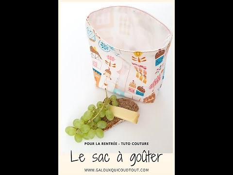 Tuto couture pour débutant: Le sac à goûter