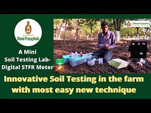 Innovative Soil Testing in the farm with most easy new technique |Mini Soil testing lab Bhumi Prayog