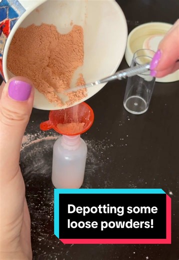 Depotting Loose Powders for Your Makeup Kit