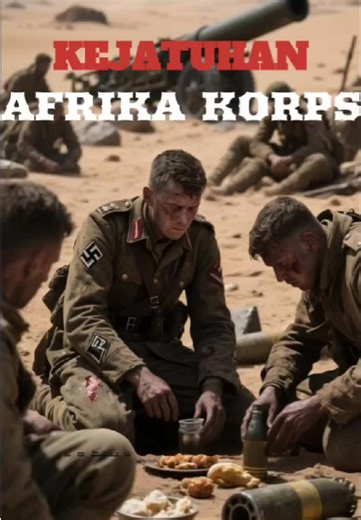 Kejatuhan Afrika Korps. Afrika Korps tidak runtuh karena satu kekalahan. Mereka runtuh karena kehabisan segalanya. Setelah El Alamein, jalur suplai terputus, bahan bakar habis dan gurun tak lagi memberi ampun. Mei 1943. Afrika Utara berakhir. #EchoesOfHistory #afrikakorps #ElAlamein #PerangDuniaII #ww2history