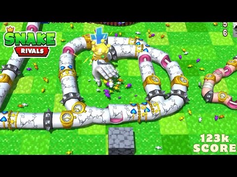 Snake Rivals | Righty Snake Gameplay | New Snake Unlocked | 123k Score | Alpha AsimGaming