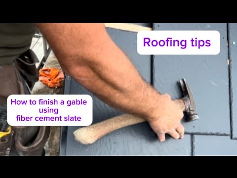 Efficient Technique for Finishing Slate Roof Verges”