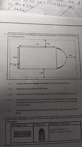 1.2 Fishpond Fencing ProblemConsider the fence surrounding th... | Filo
