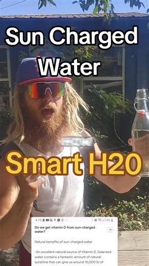 Jacobs Re GENE🧬ration on Instagram: "Sun-charged water / Solarized water | by Madhu Kiran Kota ...Sun-charged water, or solarized water, is water left in a clear glass container under direct sunlight to absorb solar energy, believed to enhance its healing properties, making it more alkaline, anti-viral, and energizing, prepared simply by placing water in a glass jar in the sun for hours, avoiding plastic to prevent chemical leaching. Then add some salt =structured water 💧 salt every offering -