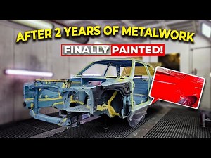 BMW E30 Brilliant Red Restoration | Full Chassis Rebuild & Factory Paint Finish After 2 Years