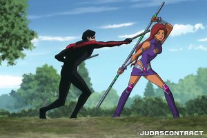 55K views · 950 reactions | Nightwing and Starfire prepare to face their toughest battle yet in Teen Titans: The Judas Contract on Digital HD today! | Warner Bros. Entertainment | Facebook