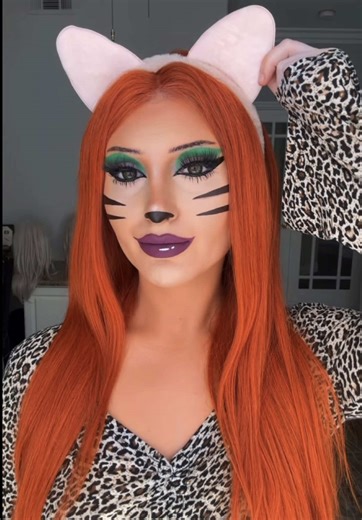 Our Sunset Makeup Toralei from Monster High inspired look 💋 #cosplaymakeup #cosplay #monsterhighcosplay #sfxmakeup #facepaint #bodypaint #creativemakeup #colorfulmakeup #gothmakeup #altmakeup #grungemakeup