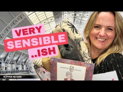 My London Stitch Festival Haul | A Much Needed Sewing Motivation Boost!