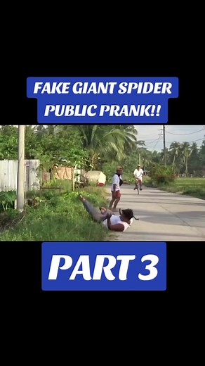 FAKE GIANT SPIDER PUBLIC PRANK!! CREDIT TO THE PUTING KAMATIS #PublicPranks #PinoyPranks #PinoyFunnyPranks #PinoyFunnyVideosPranks #PinoyFunnyMomentsPranks #LongerVideos #ForYouPage