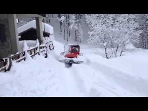 Snowtrac in pow snow