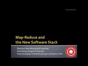Week 1: MapReduce - Part 1: Distributed File Systems