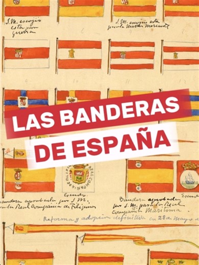Historia de las banderas de España en 1 minuto