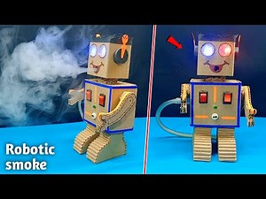 Science Project For Robotic Smoke Machine कैसे बनाये || Making Mini DC Motor Smoke Machine At Home