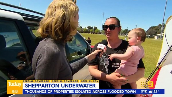 The streets of Shepparton are still underwater, with many unable to return to their homes. Some families have lost everything, but the community is ensuring no one is doing it alone. #9Today | WATCH LIVE 5.30am | TODAY