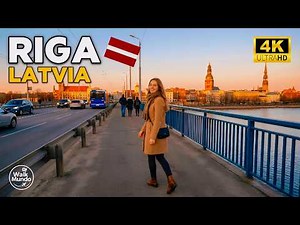 The Magic of RIGA, Latvia 🇱🇻 | Old Town Walking Tour with Captions [Immersive Sound - 4K/60fps]