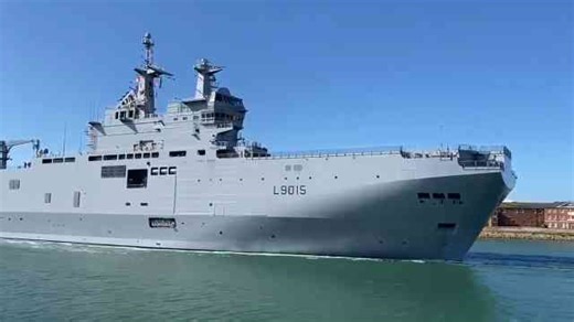 How a French assault ship transitioned from Norway to Portsmouth