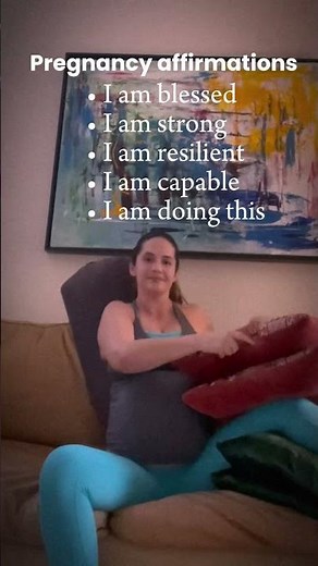 Daily Pregnancy Affirmations #positivebirth #mindfulpregnancy