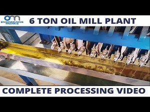 6 TON Fully Automatic OM Oil Mill Plant | OM Engineering Works | Oil Milling Plant | +91 88660 30560