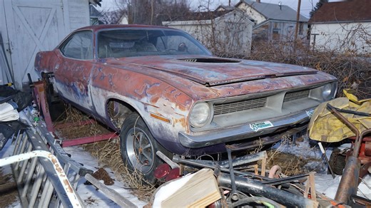 1970 Hemi Cuda Found After Life Of Racing