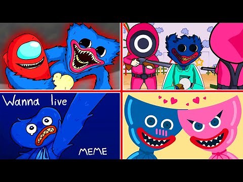 HUGGY WUGGY IS BACK !! - Poppy Playtime BEST Animation Memes On YOUTUBE !!