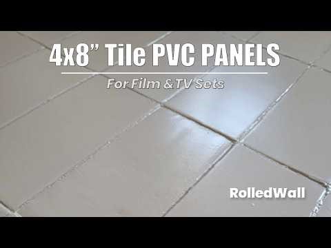 4X8 Custom PVC Tile Panels for Film & TV Sets | Rolledwall