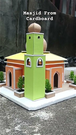 DIY Miniatur Masjid dari Kardus #miniaturmasjid #masjiddarikardus #diy #craft #handmade #miniatur