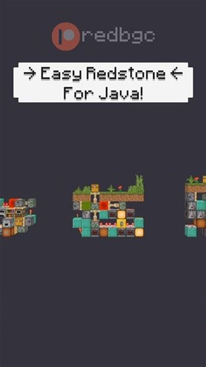 Easy Java #Redstone Ideas in #Minecraft!💡 #minecraftmemes #gaming #shorts