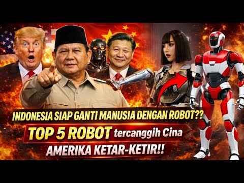 WOW! IS INDONESIA READY TO REPLACE HUMANS WITH ROBOTS? TOP 5 MOST ADVANCED CHINESE ROBOTS HAVE AM...
