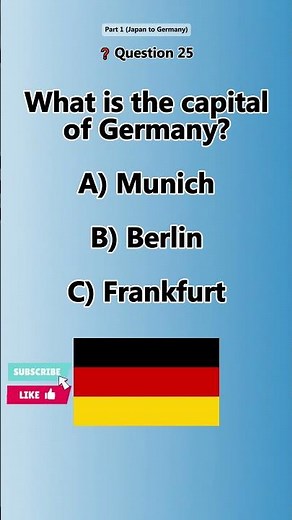 What is the capital of Germany?